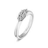 Brilliant Cut Three Stone Engagement Ring - Dracakis Jewellers